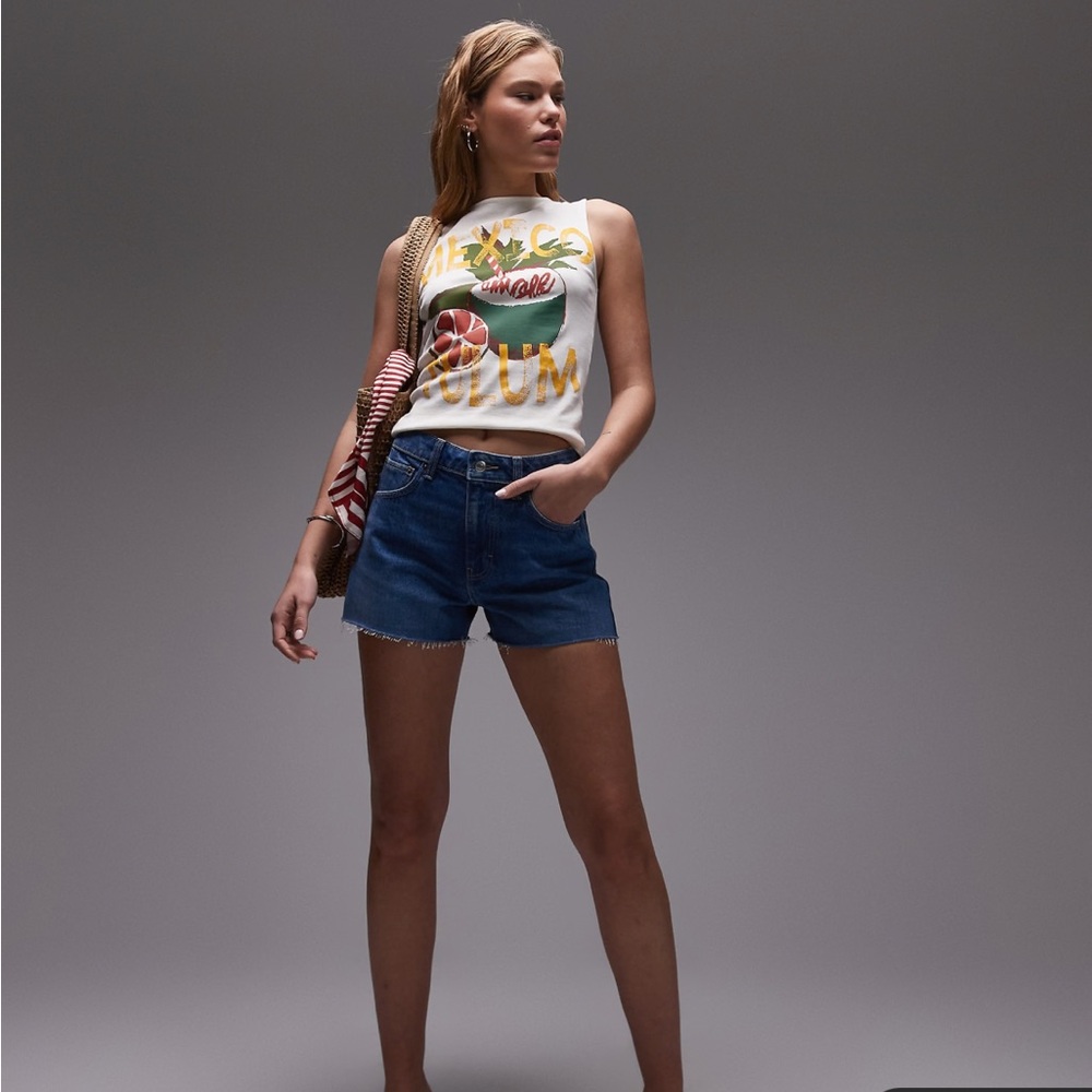 TopShop Baggy Denim Short